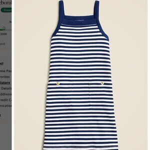 Crewcuts Vintage Rib Tank Top Dress Sz 6